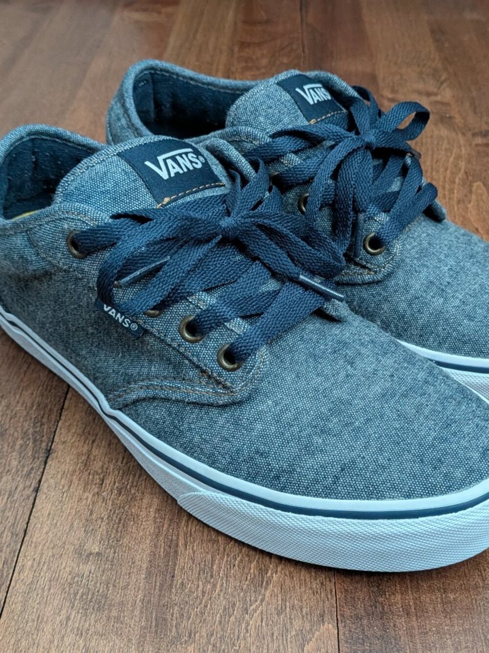 Vans Atwood - Blue / White - Mens 9.0 Womens 10.5 - Canvas - Sneakers Shoes